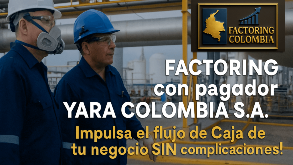 Personal de Yara Colombia en planta de producción de fertilizantes minerales. inspirando a FACTORING CON YARA COLOMBIA SA